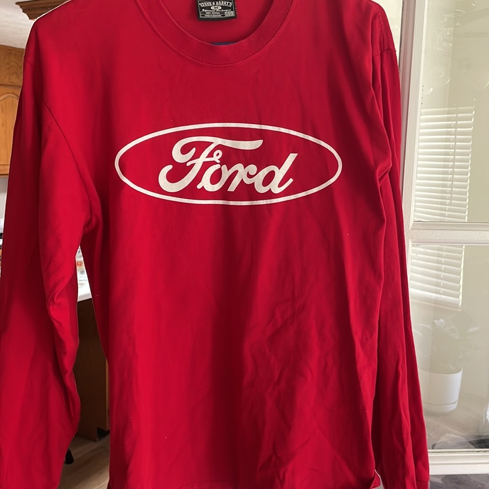 Adult M ford long sleeve tshirt